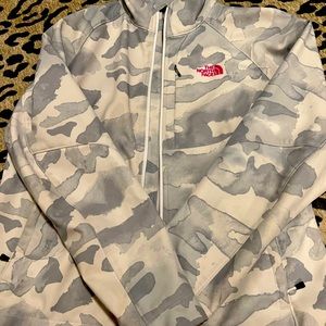 Women’s Large white camo The North Face winter jacket